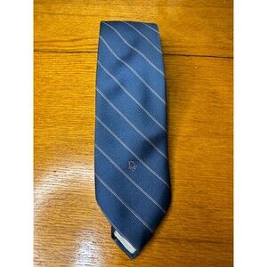 Vintage Christian Dior Men's Striped Polyester/Silk Neck Tie Made In USA